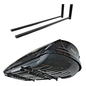 QLS iSUP 82,5 cm Wandhouder voor 80 cm auto-dakbox, van staal, voor het opbergen van dakkoffer, tuingereedschap, skibox, sporttoestellen, surfplank