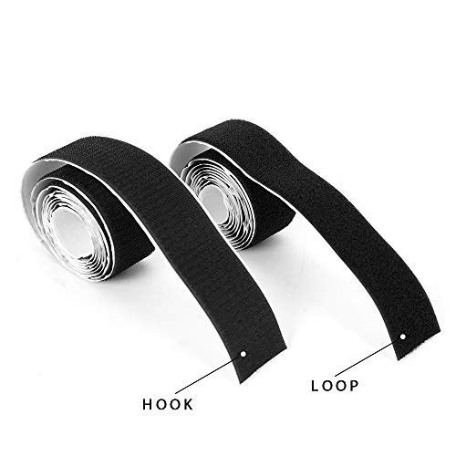 Ghost Fire Pedalboard Pedal Mounting Tape Length 2M Width 5Cm/3.8Cm Hook + Loop (Width:5Cm) #TOP3