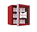 CURTIS MIS168BUD Budweiser Mini Beverage Cooler - 70 Can or 17 Bottles Beer Fridge with Glass Door for Soda + Adjustable Thermostat, Perfect for Home, Office, or Dorm, 1.8 cu ft