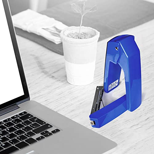 Blue Booklet Stapler With 2000 Standard Staples, Long Arm Book Binding Stapler Set With 1 Staple Remover, 360° Swivel Stapler, 25 Sheet Capacity #TOP4