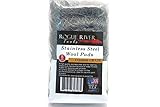 434 Stainless Steel Wool (8 pad pack) - COARSE Grade - by Rogue River Tools. Made in USA, Oil Free, Won’t Rust. CHOOSE FROM ALL GRADES!