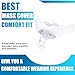 Nuanchu 12 Pcs Nasal Pillow Liner Cushion Nasal Cushion Pillow Covers Cotton Liners Sleep Skin Protector Compatible Comfort Reusable Reduce Noisy Air Leaks and Irritation (L)