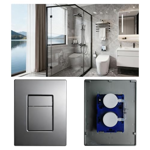 Panel de descarga de inodoro para cisterna empotrada GD2 placa de ABS repuesto 38732 7