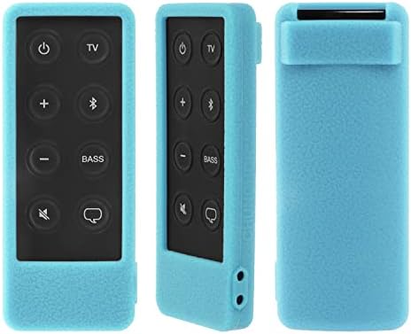 CHUNGHOP Protective Silicone Remote Case Compatible with Bose Solo 5 10 15 Series ii TV, for Bose Solo Cinemate Series II IIGS 1SR 10 & 15 Remote Anti-Slip, Shockproof(Glow in Dark Blue)