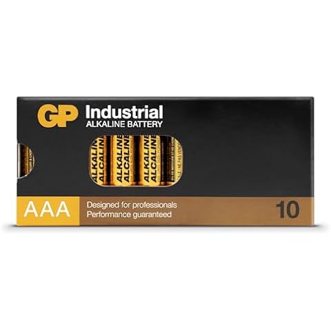 GP Industrial AAA Alkaline Micro Battery Pack of 10 Cover