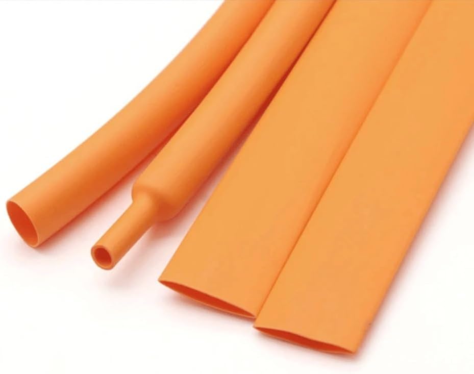 NUGEN 2:1 Heat Shrink Heat Shrink Tube Orange, for Wire Repair DIY Cable Protecctor Tubing Sleeving Wrap Accessories (Color : 70mm, Size : 25 Meters)