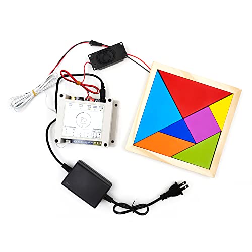 BearHoHo Escape Room Prop Tangram Props to Control 12V Magnetic Lock Escape Room Game Puzzle