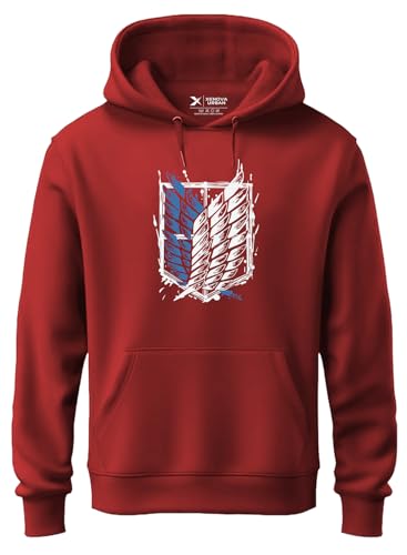 Image of XENOVAURBAN Hoodies | Unisex Hoodie Sweatshirt Anime Printed AOT1