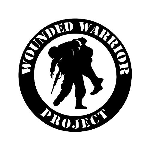 Meitinalife Wounded Warrior Car Stickers and Decals Funny Quotes Cartoon Cute Car Styling Bumper Sticker Vinyl Decal for Cars Body Door Window Windshield Vehicle SUV Auto Jeep Decoration (1)