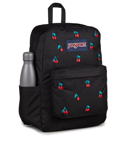 Image of JanSport Superbreak Plus FX Backpack - Work, Travel, or Laptop Bag with Water Bottle Pocket - Surreal Sensations​ Black
