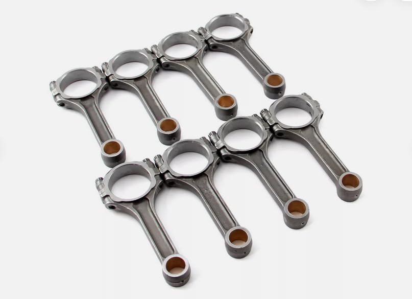 8 pcs/set SHLPDFM Connecting Rods I Beam 6.000" 2.100" .927" Bronze Bush 5140 Connecting Rods Fits for Chevy SBC 350