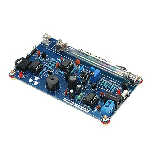 Assembled Geiger Counter Kit,Assembled Radiation Detector System,DIY Miller Tube Tube Nuclear Radiation Detector Geiger Counter Kit Module Experimental Module