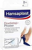 Hansaplast Druckstopp Transparentes Schutzpolster für Füße, 2 Stück