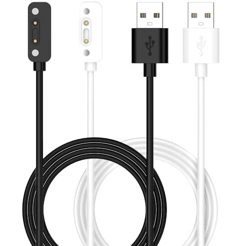 2 Pack Magnetic Charger Cable for Xplora X6 Play Kids Smart Watch, Replacement Charging Cable Cord for Xplora X6 Play Smart Watch Accessories
