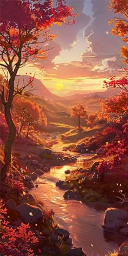 Diamond Painting Grand Format 100x220cm | Kit Complet Broderie 5D Paysage WE-1253
