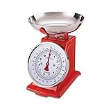 Electrónica Terraillon Tradition 500 - Báscula de Cocina (Rojo, 240 x 210 x 260 mm)