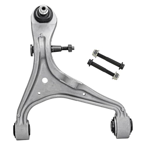 Image of Detroit Axle - AWD Front End Control Arms Kit for 2008-2014 Cadillac CTS, 2 Lower Control Arms w /Ball Joint 2 Outer Tie Rod Ends 2009 2010 2011 2012 2013 Replacement - 4pc Set