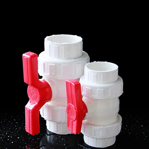 Válvula de bola de PVC de 25mm unión doble para adaptador de tanque gris 8