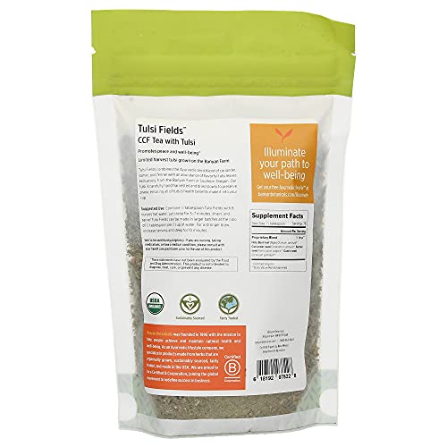 Banyan Botanicals Tulsi Fields Ccf Tea – Organic Tulsi Tea Blend ­­– Ayurvedic Tea For Strong Digestion, Immune Health & Well-Being* – 6 Oz. – Non-Gmo Sustainably Sourced Herbal Loose Leaf Tea #TOP6