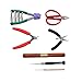 SPYMINNPOO Racket Stringing Tool Set, Tennis & Badminton Racket Stringing Maintenance & Repair Kit with Storage Bag