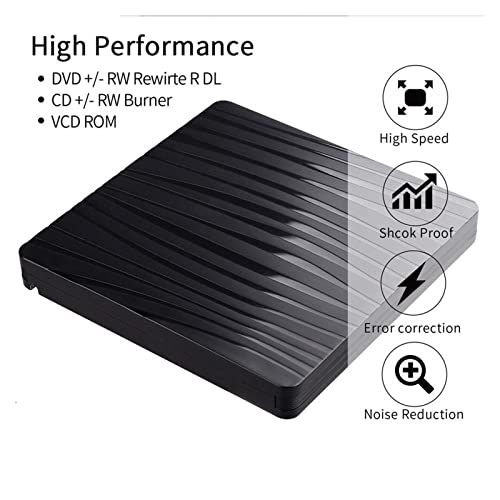 DVD Player USB 3.0 Type C External CD Drive miniatura 4