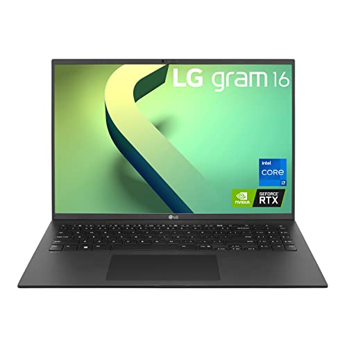 Lg Gram (2022) 16Z90Q Ultra Lightweight Laptop, 16" (2560 X 1600) Ips Display, Intel I7 1260P Cpu, Nvidia Rtx2050 Gpu, 32Gb Ram, 2Tb Nvme Ssd, Fhd Webcam, Wifi 6E, Thunderbolt 4, Windows 11 Pro, Black #TOP13