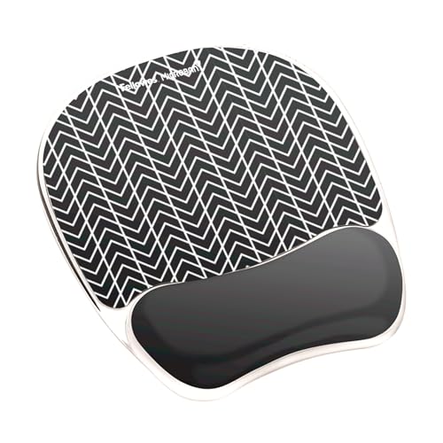 Tapis de souris Fellowes 9549901 contre la fatigue du poignet avec sa base antidérapante noire