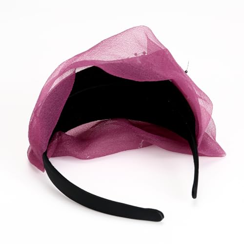Loneedy Fascinator Half Beret Hat Headband For Women,Cute And Elegant Hairband For Girls Dance Party Hair Accessories thumb #5