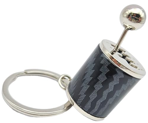 GT//Rotors - Carbon Fiber Six Speed Manual Gearbox Keychain - Premium Car Enthusiast