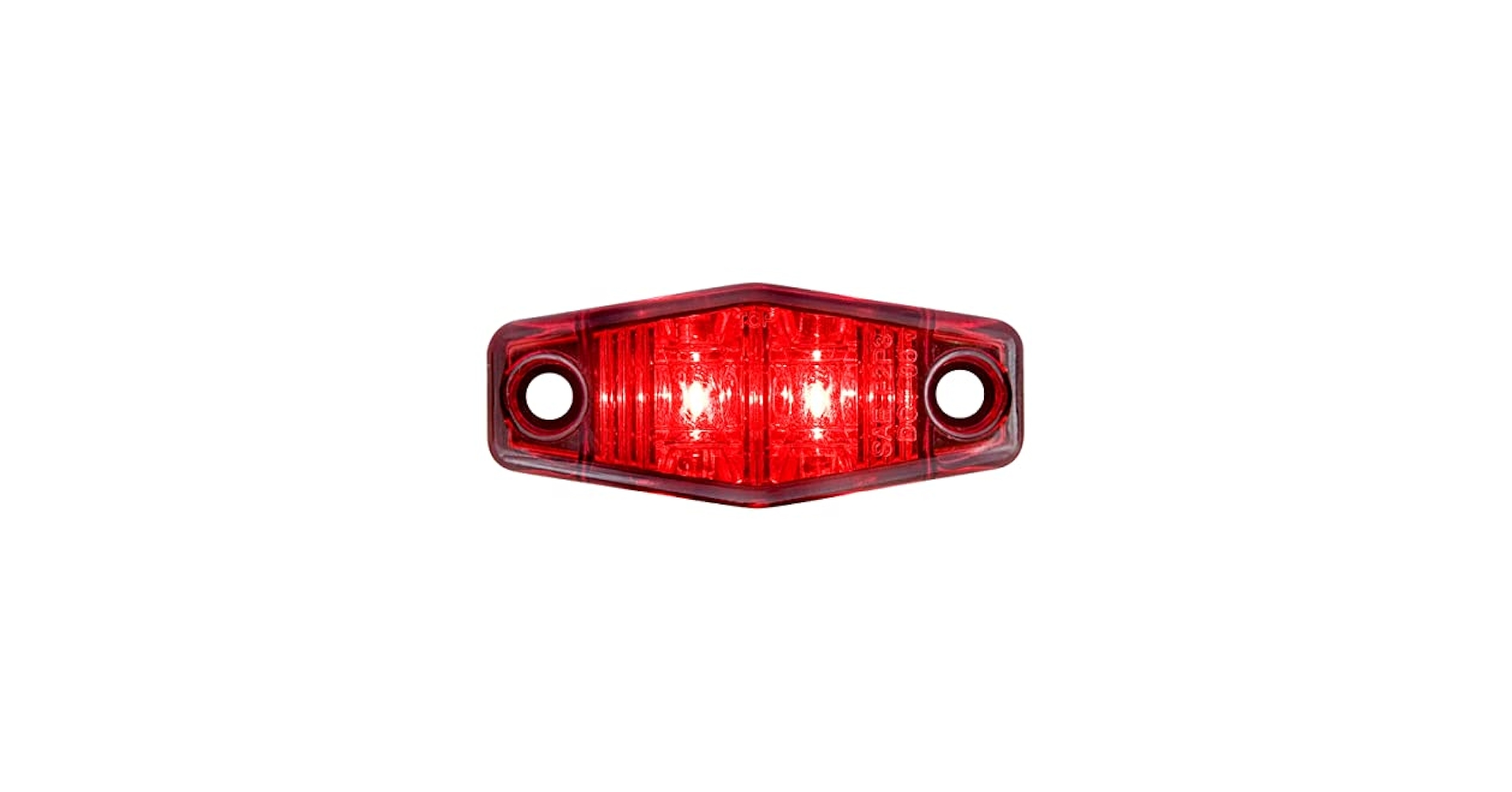 Amazon.com: (1) LED Light 2 Diode Red 1x2.5 Surface Mount