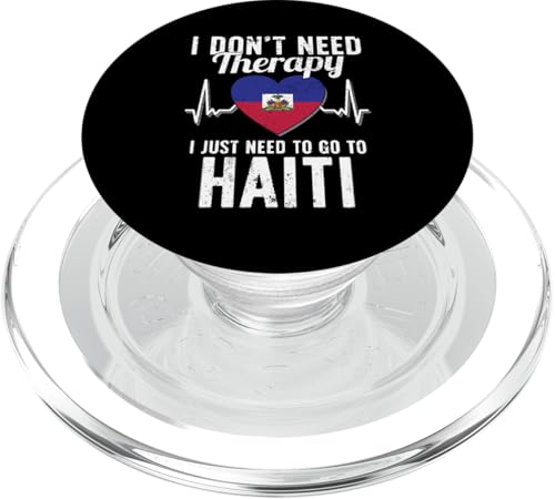 Bandera de Haití I Bandera de Haití I Vacaciones Haití PopSockets PopGrip para MagSafe