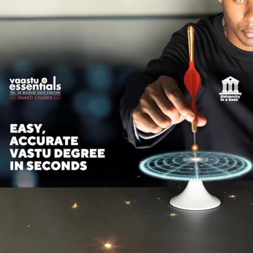 SHOPERTUNITI University in a book Vaastu Essentials Shakti Chakra with Carrying Case Plastic Yantra Multicolored 6 Inches (Pack of 1)