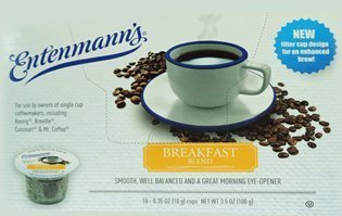 Entenmanns Coffee Single Serve Breakfast Blend, 10 ct