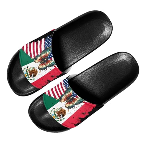 Image of Footwear for Mens Open Toe Athletic Sandals Anti-Slip Sole Slide Sandals Pillow House Flat Shoes Comfortable Slip On Slippers for Indoor & Outdoor