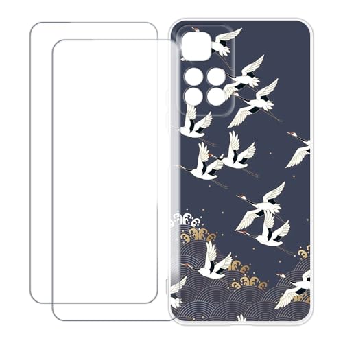 UOGNADGD Xiaomi Redmi Note 11 Pro 5G China �Ƃ̌݊������� �J�X�^���J���t���P�[�X�{�����K���X�ی�t�B����2���t�� ? �Ռ��z�������h�~ (����)