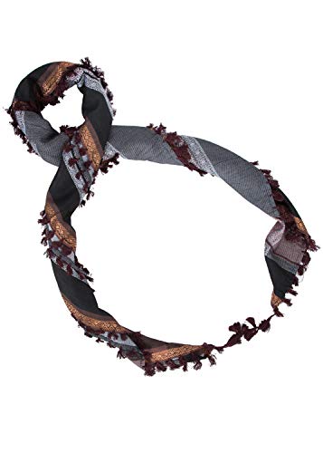 Image of Merewill Cotton Shemagh Tactical Desert Wrap Keffiyeh Head Neck Arab Scarf For Men 49 inchx49 inch