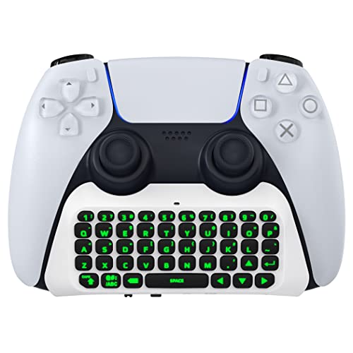 Moko Keyboard for PS5 Controller, White
