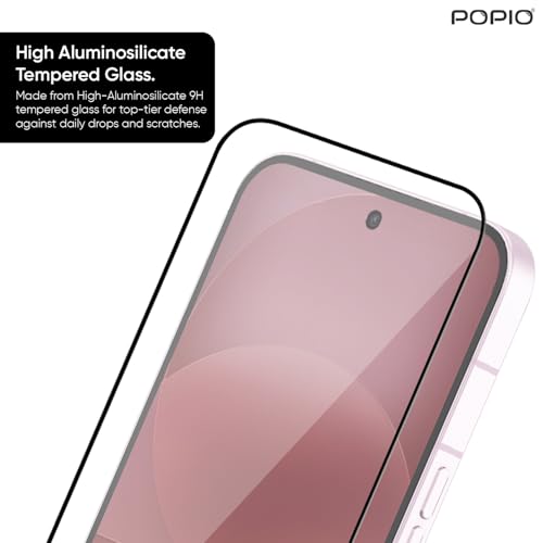 Image of POPIO Military-Grade Gorilla Tempered Glass for Nothing Phone 4A / 4A Pro | 9H Hardness, Edge-to-Edge, Bubble-Free