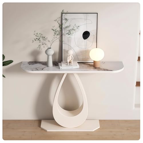 �R���\�[���e�[�u�� �X���� ���� ���[ �n�C�\�t�@�[ �T�C�h�e�[�u�� �Ƃ̑��� �L�� ���� �Q�� ���r���O ���r�[�p(White A,100cm/39.4in)