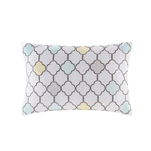 Madison Park Essentials Bed In A Bag Comforter, Vibrant Color Design All Season Down Alternative Cover With Complete Cotton Sheet Set, Queen(90"X90"), Central Park, Leaf Yellow/Aqua #TOP7