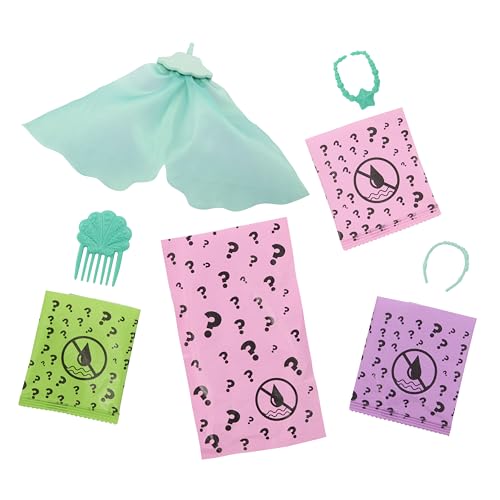Barbie Color Reveal, Boneca Surpresa Série Sereias com 6 Acessórios, Para crianças a partir de 3 ano