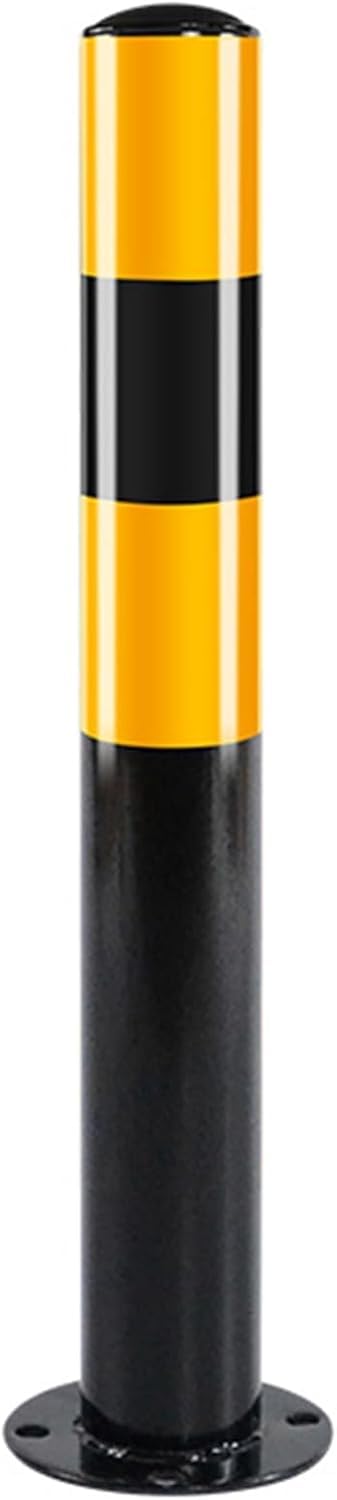 GTHTUHFD Traffic Delineator Post Delineator Cone Steel Security Parking Bollard Post, Floor Mount Traffic Delineator Cone For Driveway/Sidewalk/Subway Station Crowds Control,H-60cm/23. 6in