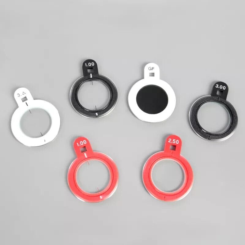 Miniatura 7 de Juego de lentes de prueba de 266 piezas, optometría de borde de plástico, caja de aluminio para instrumento óptico