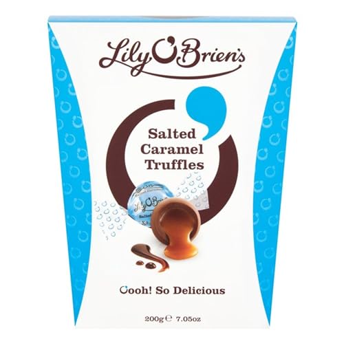 Lily O'Brien's Gourmet Milk Chocolate/Salted Caramel Truffles Gift Box for a Sweet Tooth Celebration (Salted Caramel Truffle)