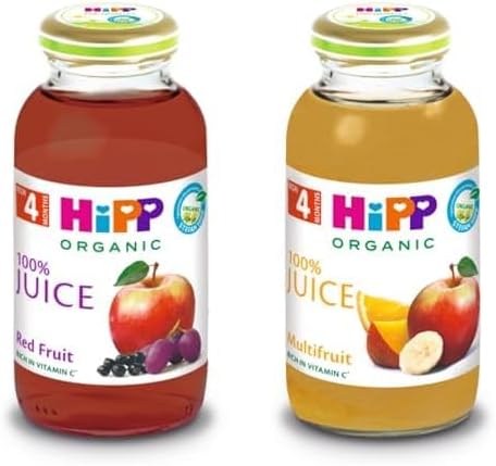 HiPP Seti | Kırmızı Meyveli Elma Suyu 200 ml x1 + Karışık Meyve Suyu 200 ml x1