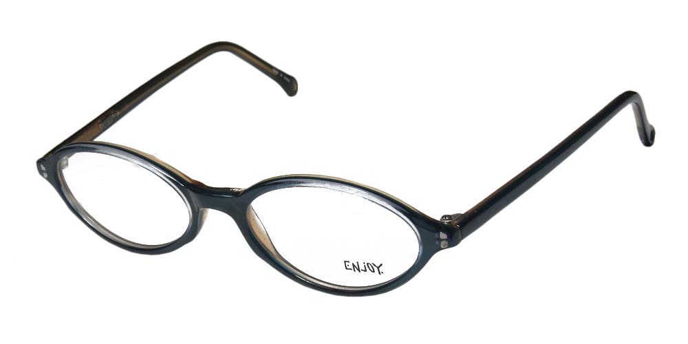 Enjoy 2701 Womens/Ladies Rx-able Adjustable Nosepads Designer Full-rim Eyeglasses/Eye Glasses (49-17-140, Teal)