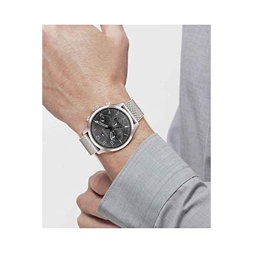 Tommy Hilfiger Round Stainless Steel Dial Analog Watch - TH1791851W - Image 4