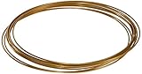 Hechos de metal resistente, el alambre de hierro de 3 mm de grosor está cubierto con laca dorada (de poliestireno) y los puedes reutilizar en otra manualidad cuando quieras cambiar de diseño