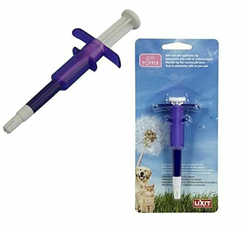 Lixit Safe Soft Tip Pill Administer Tool For Cats, Dogs And Other Pets That Require Medication. (Pack Of 1) #TOP4
