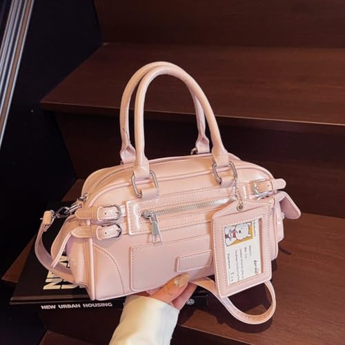 Pu Leather Armpit Bag Fashion Underarm Bag Women's Bowling Bag Y2k Shoulder Bag Portable Tote Shoulder Messenger Bag4